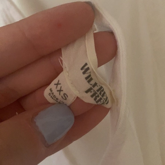 Wilfred Free | Aritzia White Halter Tank Top - Picture 3 of 4